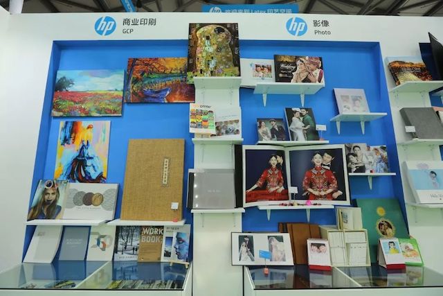全印展上，HP噴碼機推出各類打印技術的作品