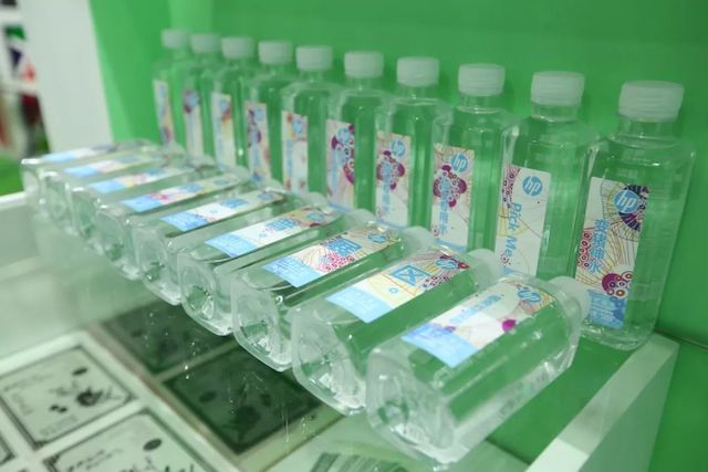 全印展上，HP噴碼機推出各類打印技術的作品