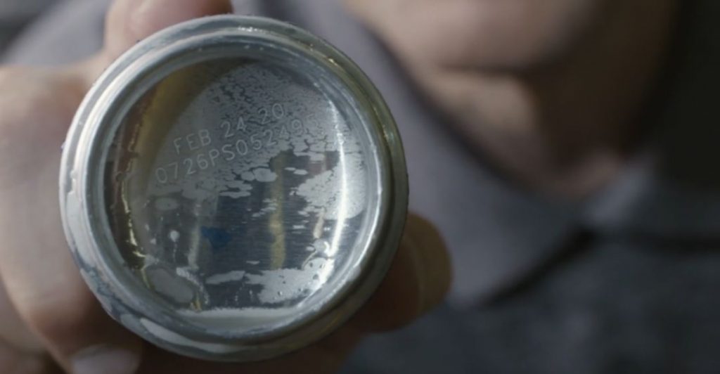 百事可樂噴碼機打印效果